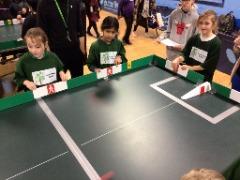 polybat & table cricketA group of Key Stage 2 students attended a Polybat & Table Cricket Festival hosted by the Inspire2 network at Knighton Table Tennis Club